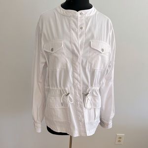 Ecru light weight denim jacket